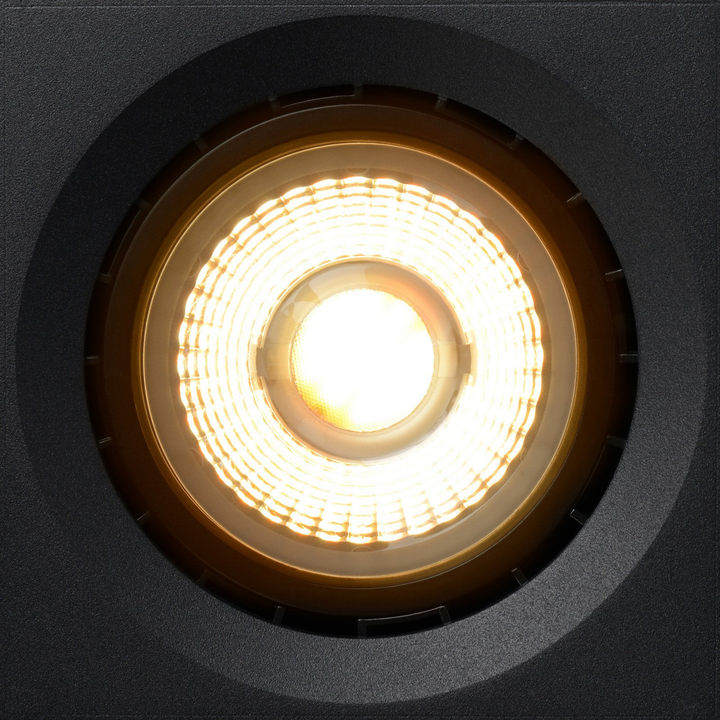 Lucide Led Deckenstrahler Aufbauleuchte Fedler Schwarz Eckig Aluminium Gu10   B-Ware - 5411212092151