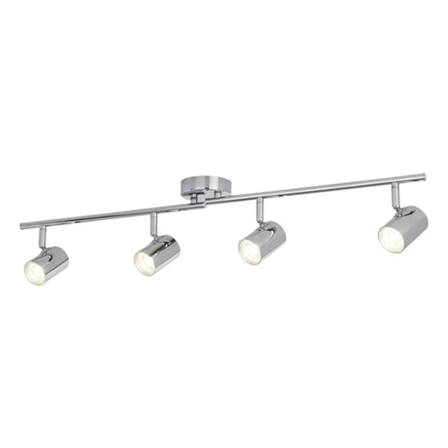 B-Ware Searchlight Deckenstrahler Deckenspot Led Rollo Chrom 4 Flammig Beweglich 3000 K - 5053423092720