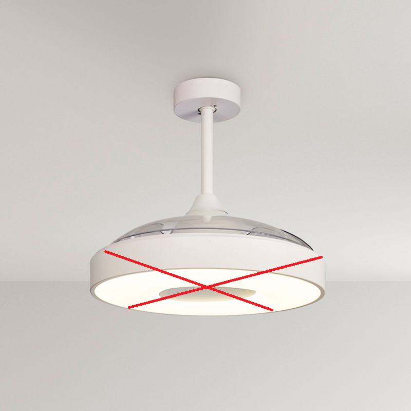Mantra Iluminación LED-Deckenventilator Ventilator Coin 106 cm SIEHE TEXT/FOTO - 8435153282164