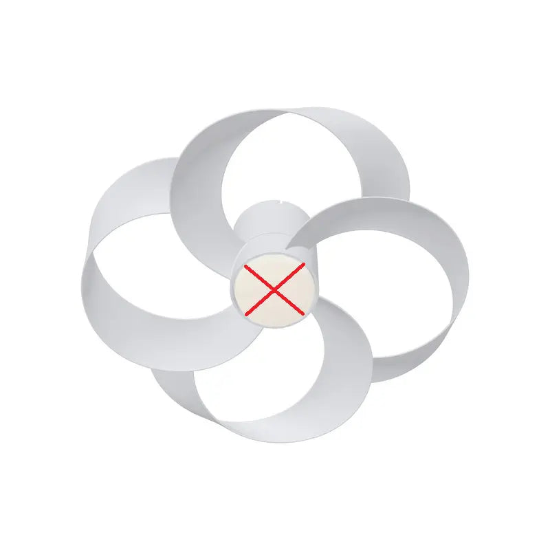 Mantra Iluminación Led Deckenventilator Rose Weiß Dc Motor Leise Siehe Text/Foto B-Ware - 8435153287053