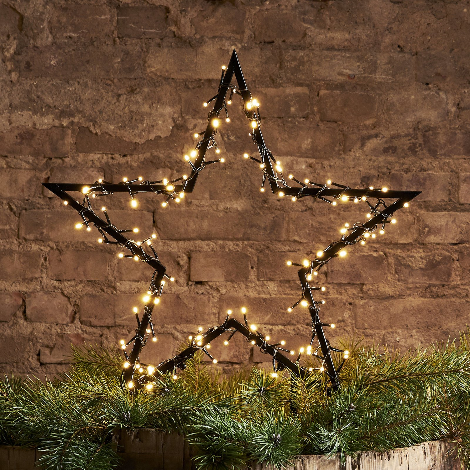 B-Ware Star Trading Led Dekoleuchte Spiky Mit Erdspießen Weihnachtsbeleuchtung 60 Cm - 7391482051523