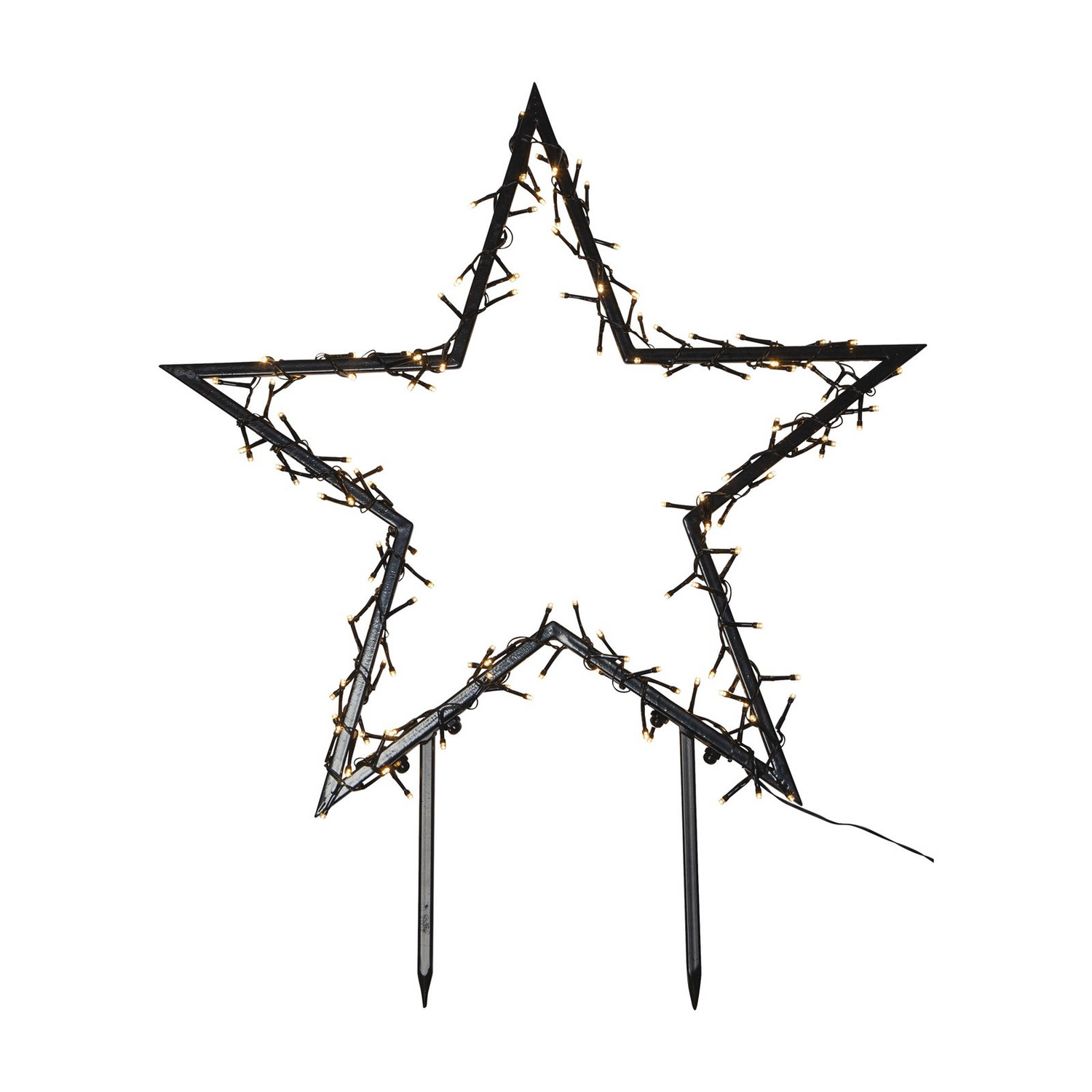 B-Ware Star Trading Led Dekoleuchte Spiky Mit Erdspießen Weihnachtsbeleuchtung 60 Cm - 7391482051523