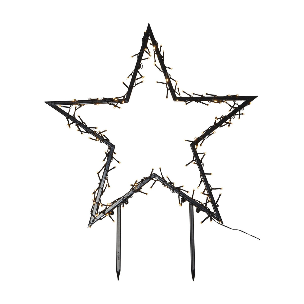 Star Trading LED-Dekoleuchte Spiky mit Erdspießen Weihnachtsbeleuchtung 60 cm - 7391482051523