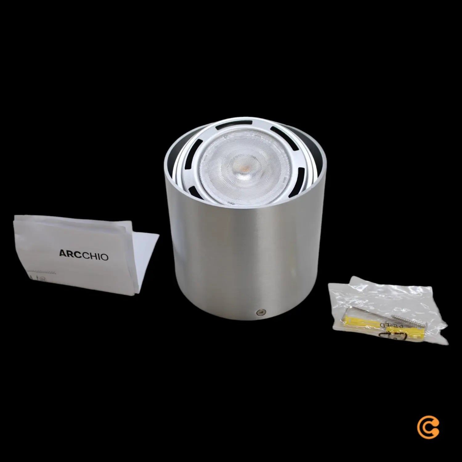 B-Ware Arcchio Downlight Spotleuchte Leuchte Gu10 Led Rosalie Rund Silber Dimmbar - 4251096552195