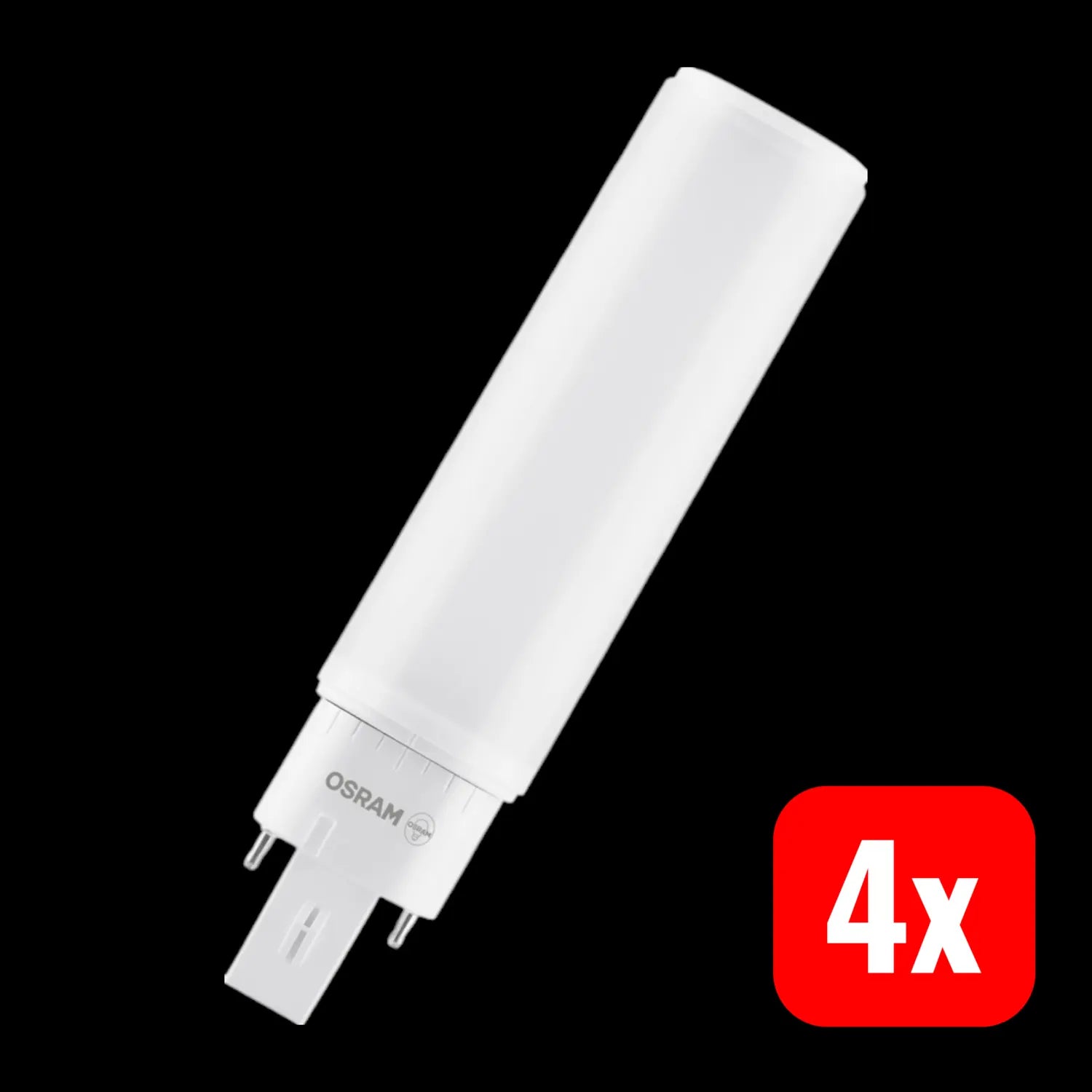 B-Ware Osram Led Leuchtmittel Lampe Neutralweiß G24d 2 Stiftsockel 7 W 4000 K 4 Stück - 4058075558502