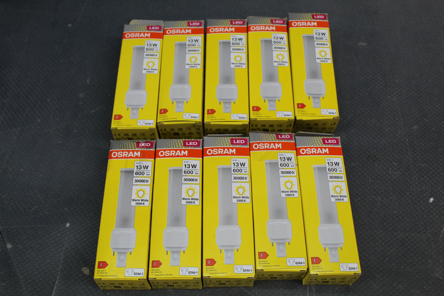 B-Ware Osram Homelighting Leuchte Lampe Led 4058075558106 G24d 1 6 W Warmweiß 10 Stück - 4058075558106