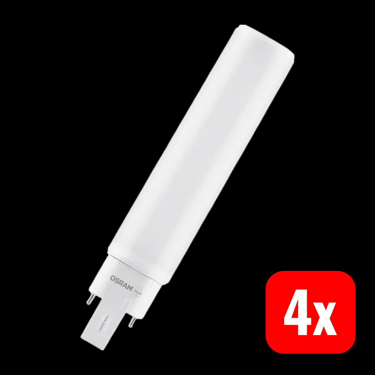 OSRAM LED Röhre Lampe Leuchtmittel G24q 3 Warmweiß 990 lm 10 W 163 mm 4 STÜCK - 4058075559172