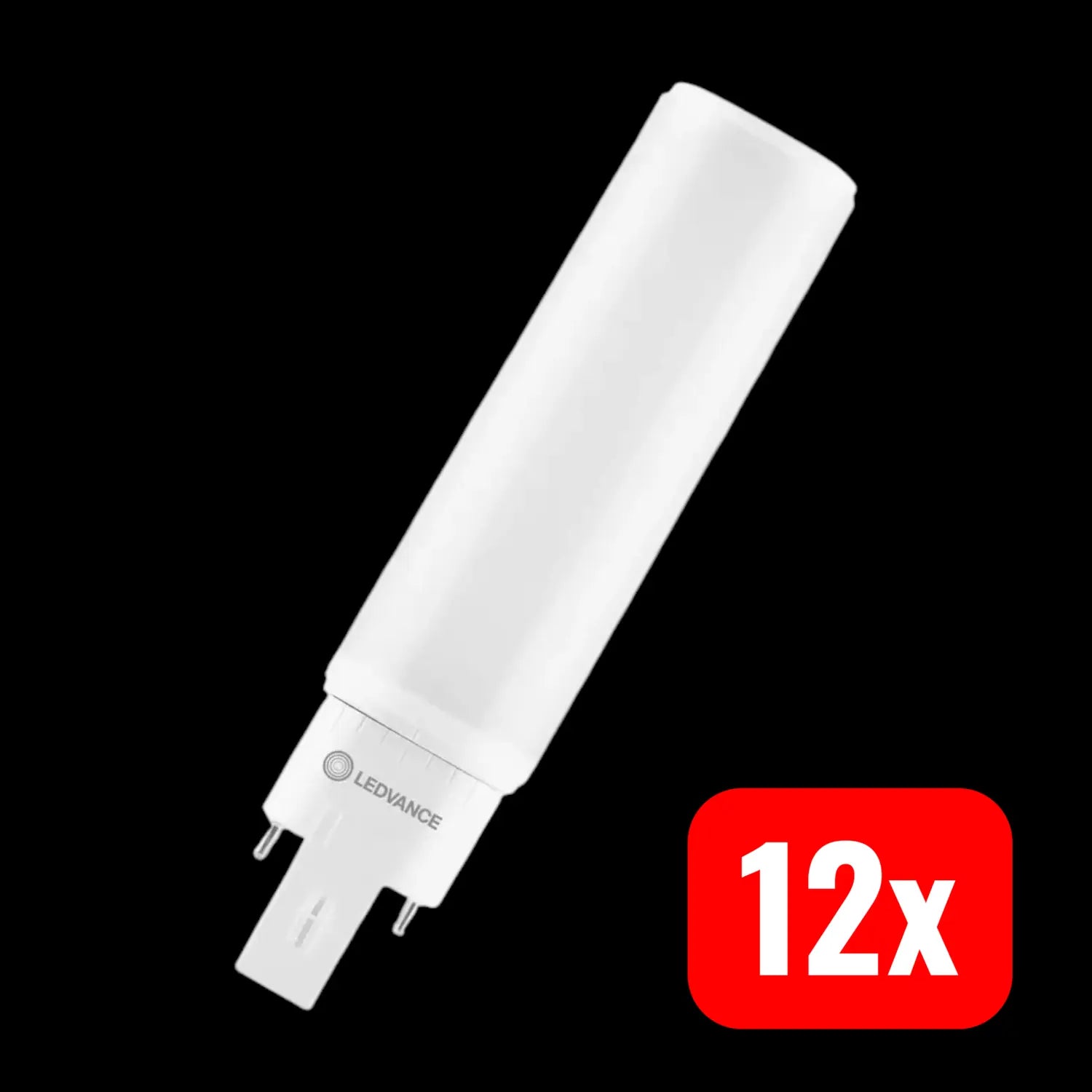 B-Ware Ledvance Led Lampe Leuchtmittel Stabform Stab G24q Kaltweiß 7 W Weiß 12 Stück - 4058075821996