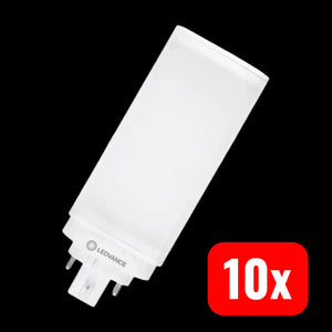 B-Ware Ledvance Kompaktlampe Lampe Led Gx24q 2 Weiß Stabform Warmweiß 7 W 10 Stück