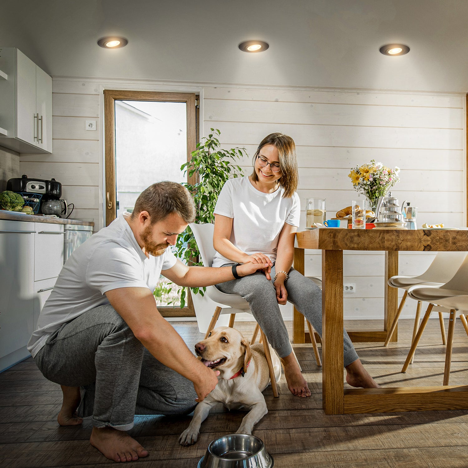 B-Ware Briloner Einbaulampe Deckenstrahler Klira Schwarz 3er Set Dimmbar Schwenkbar  - 4002707457251