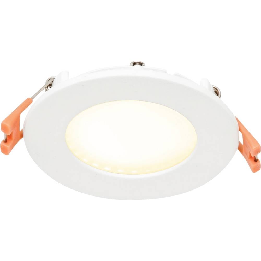 EVN LED Einbaupanel Deckenleuchte Panel Warmweiß Weiß Aluminium 5W 85mm 35 STÜCK - 4037293017251