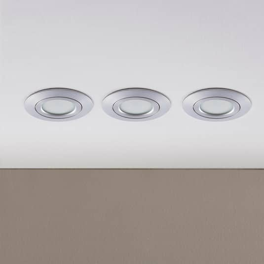 B-Ware Lindby Led Einbaustrahler Deckenlampe Deckenlampe Lampe Andrej Rund 3er Set - 4251096520224