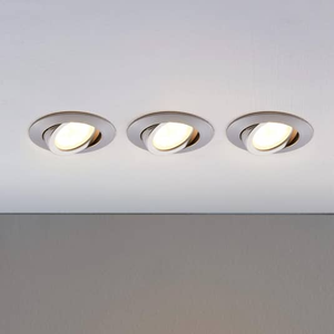 B-Ware Lindby Led Einbaustrahler Deckenlampe Deckenlampe Lampe Andrej Rund 3er Set