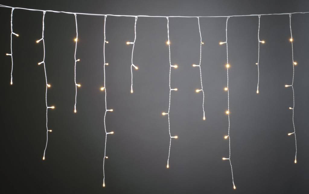 Konstsmide Lichtervorhang Außen 80 LED Warmweiß 300 cm x 87.5 cm 3 STÜCK - 7318307391329
