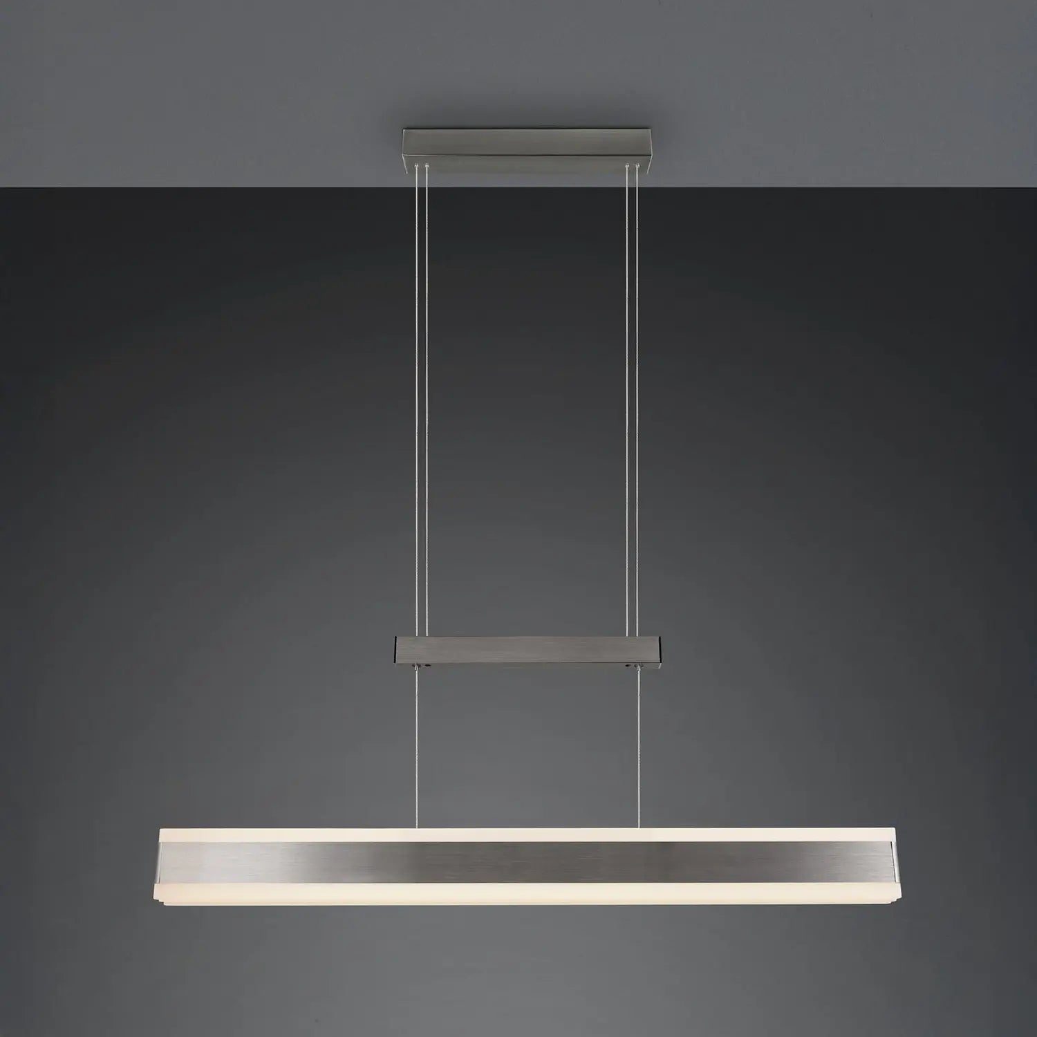 B-Ware Trio Lighting Hängelampe Pendelleuchte Led Arcola Nickel Touchdimmer - 4017807662023