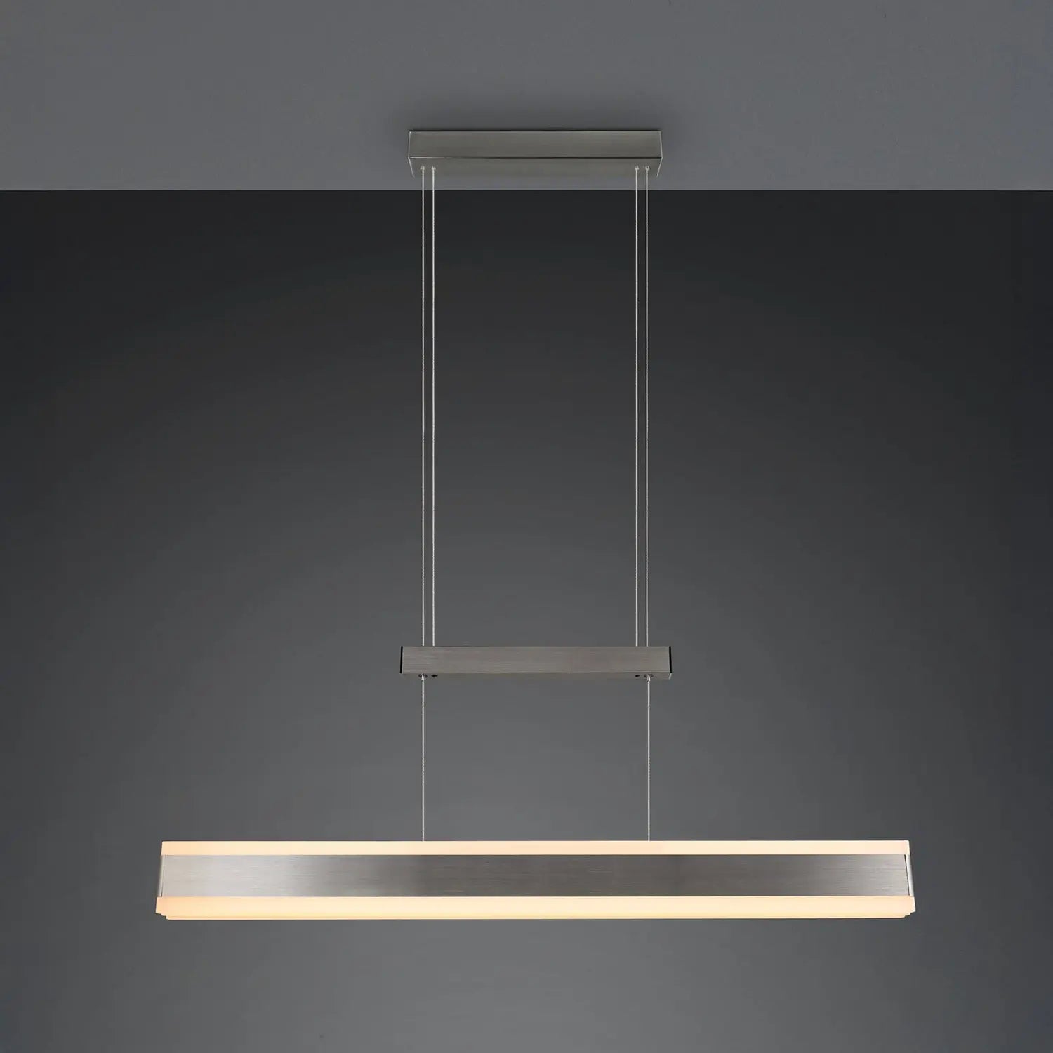 B-Ware Trio Lighting Hängelampe Pendelleuchte Led Arcola Nickel Touchdimmer - 4017807662023