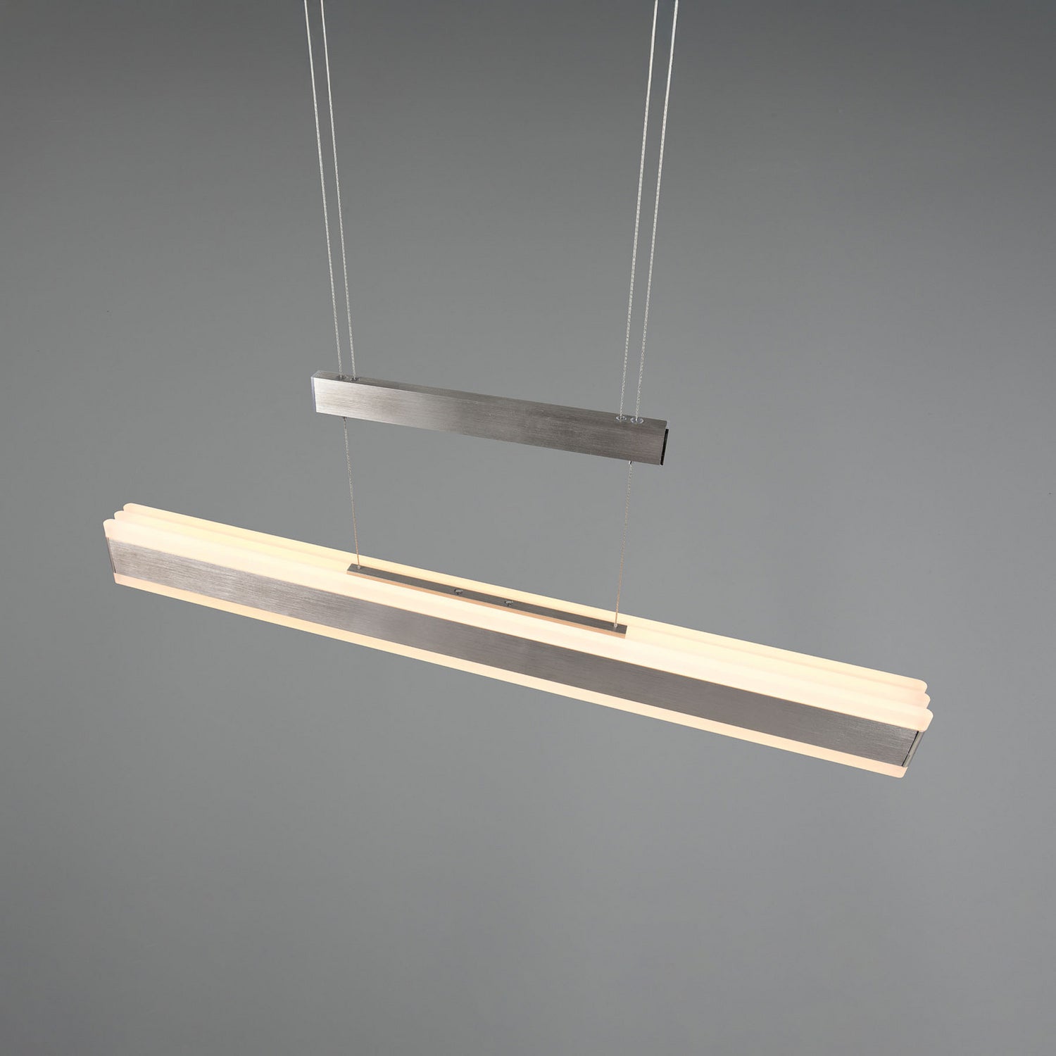 B-Ware Trio Lighting Hängelampe Pendelleuchte Led Arcola Nickel Touchdimmer - 4017807662023