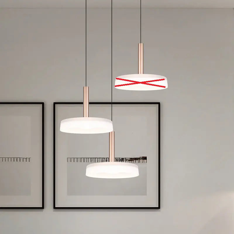B-Ware Trio Lighting Led Hängelampe Deckenleuchte Celeste ø35cm Glas Siehe Text/Foto - 4017807627398