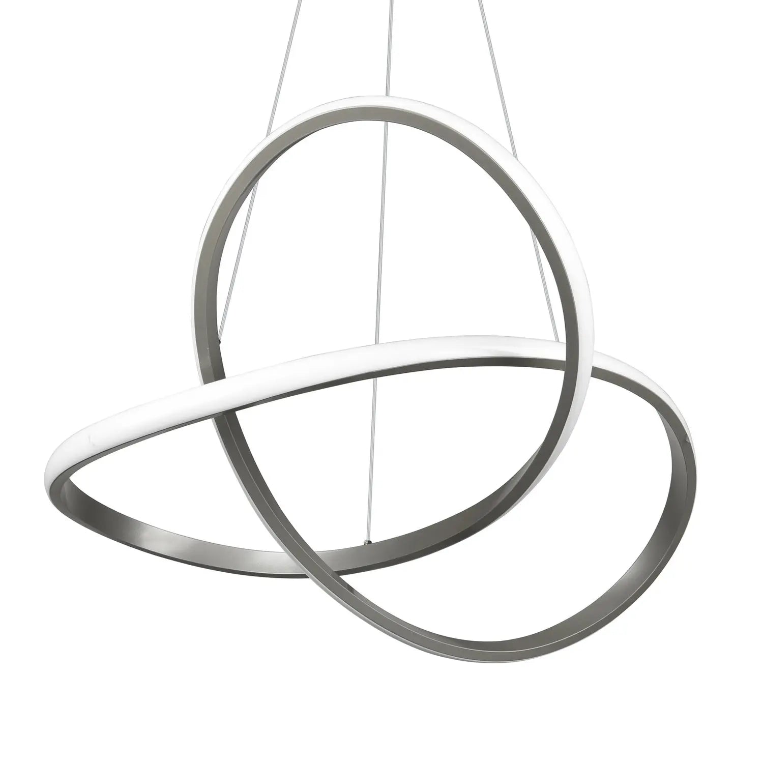 B-Ware Reality Leuchten Led Hängelampe Pendelleuchte Lampe Nickel Matt Eisen 60 Cm876 - 4017807521504