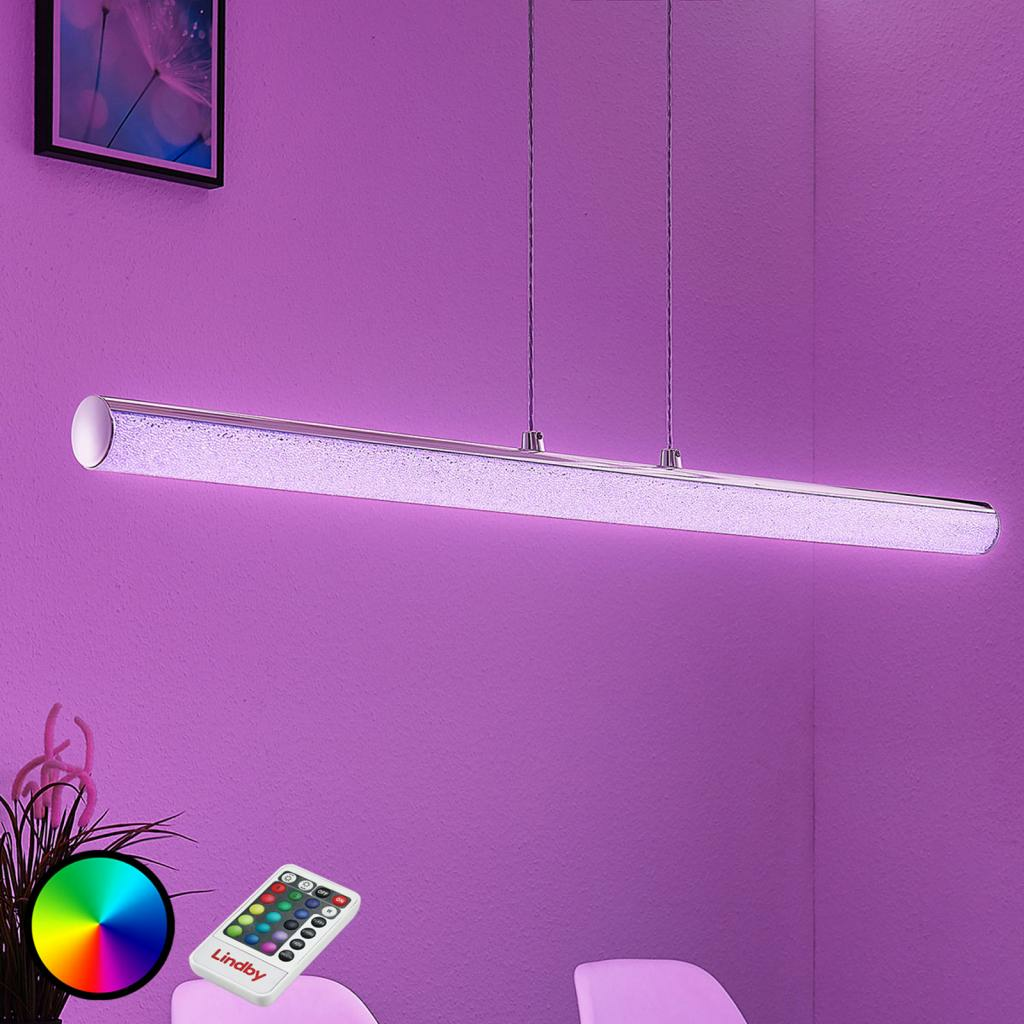B-Ware Lampenwelt Led Hängeleuchte Fria Hängelampe Deckenlampe Lampe Rgb Fernbedienung - 4251096557541