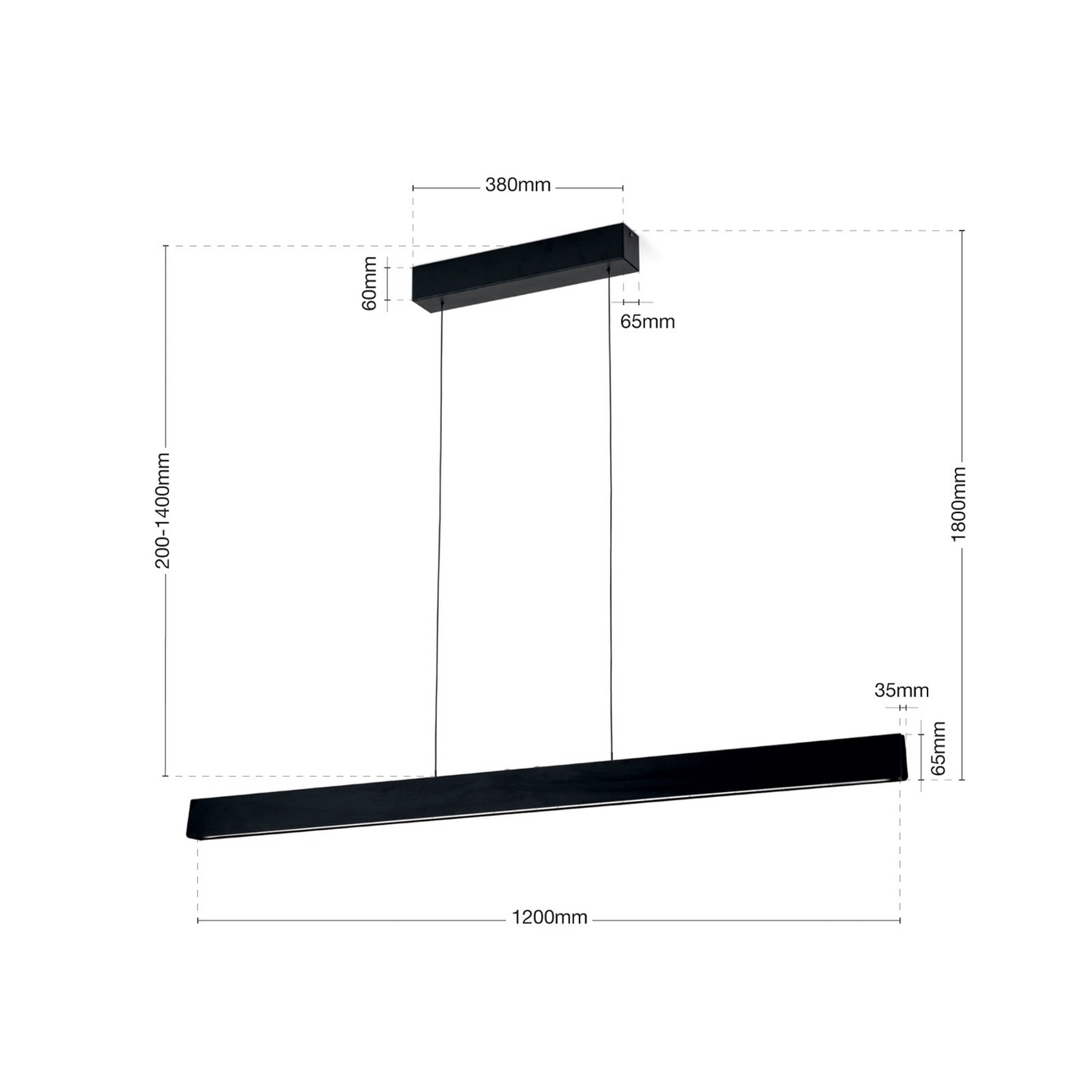 B-Ware Tara Hängeleuchte Pendelleuchte Led Lampe Schwarz Dimmer Alu Stahl Wohnzimmer151 - 9003090278312