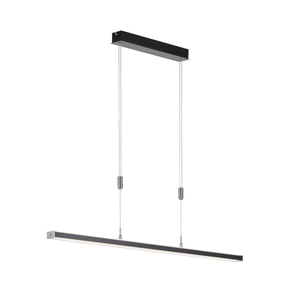 B-Ware Fischer Honsel Pendelleuchte Hängelampe Led Vitan Sandschwarz Dimmbar Cct503