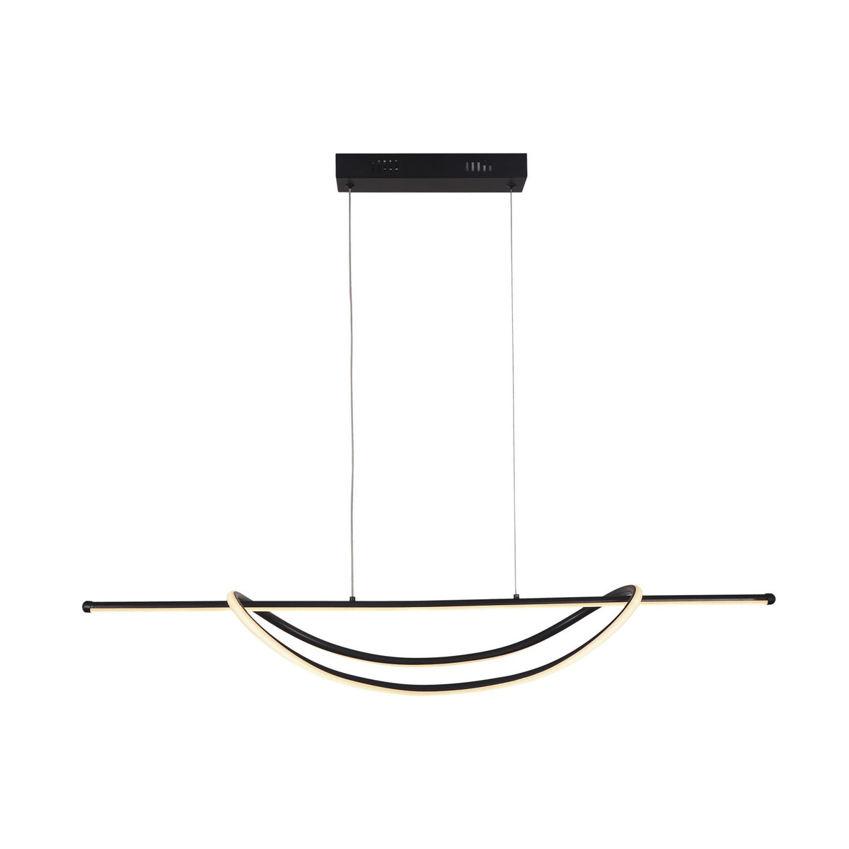 Milagro Lighting Hängeleuchte Pendelleuchte LED Lampe schwarz Metall Ambar - 5902693715849