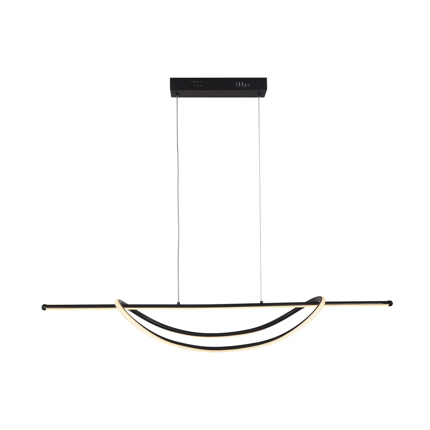 B-Ware Milagro Lighting Hängeleuchte Pendelleuchte Led Lampe Schwarz Metall Ambar - 5902693715849