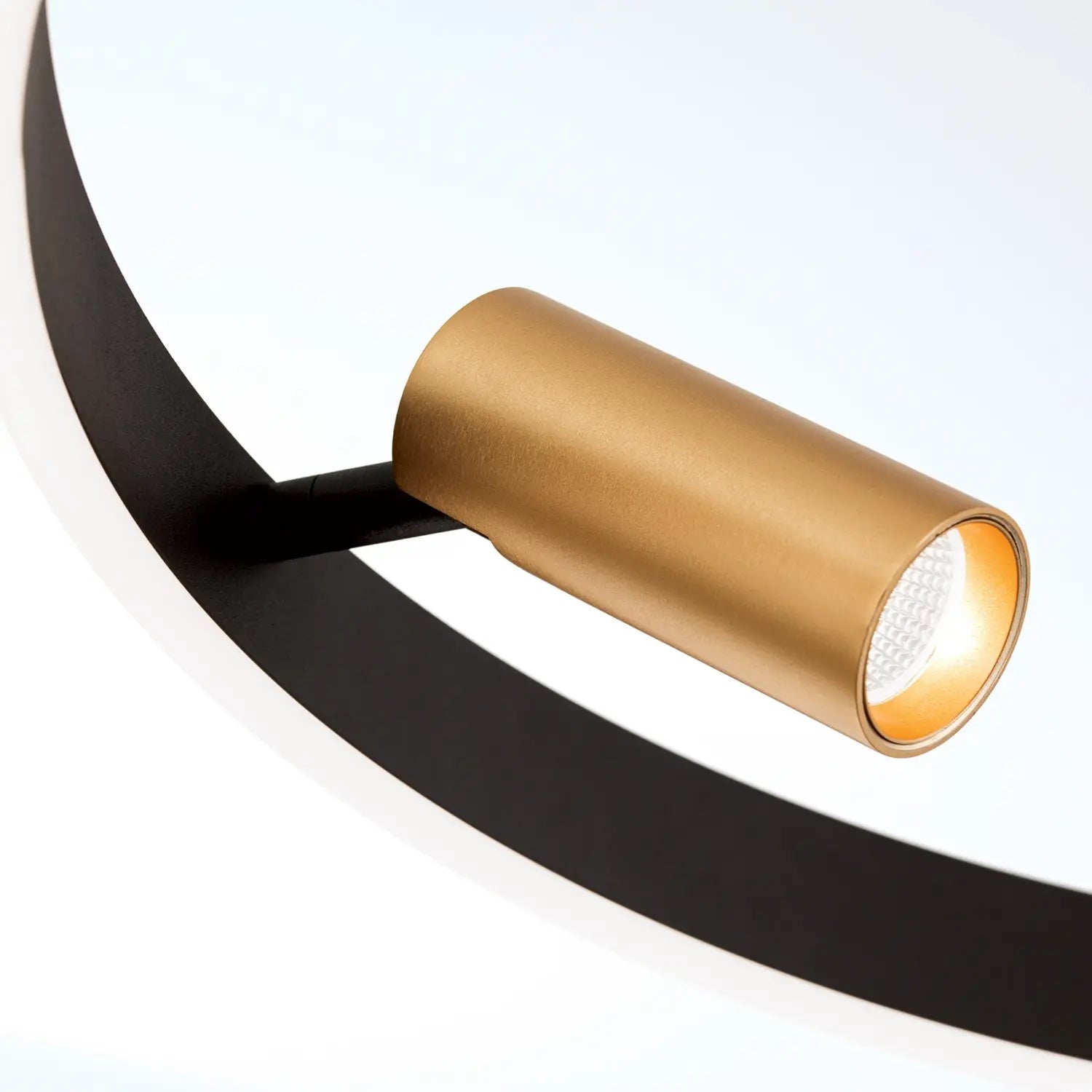 B-Ware Led Hängeleuchte Berlin Pendelleuchte Strahler Schwarz Gold Aluminium Silikon - 9003090262182