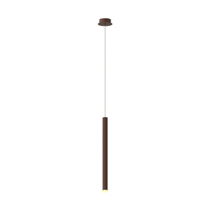 B-Ware Mantra Led Hängeleuchte Cala Pendelleuchte Hauptlicht Aluminium Corten Rostbraun