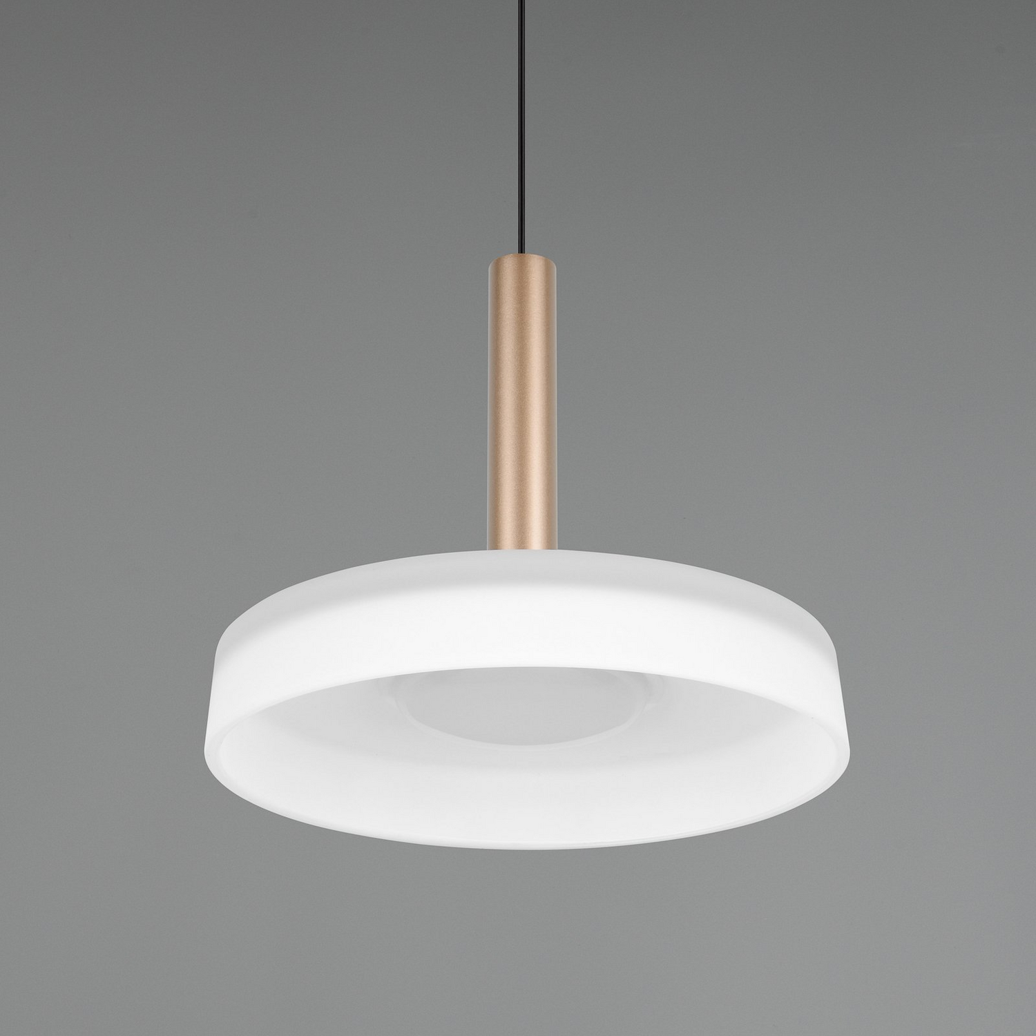 B-Ware Led Hängeleuchte Deckenlampe Celeste Weiß Braun Glas 22 Cm Siehe Text - 4017807627381