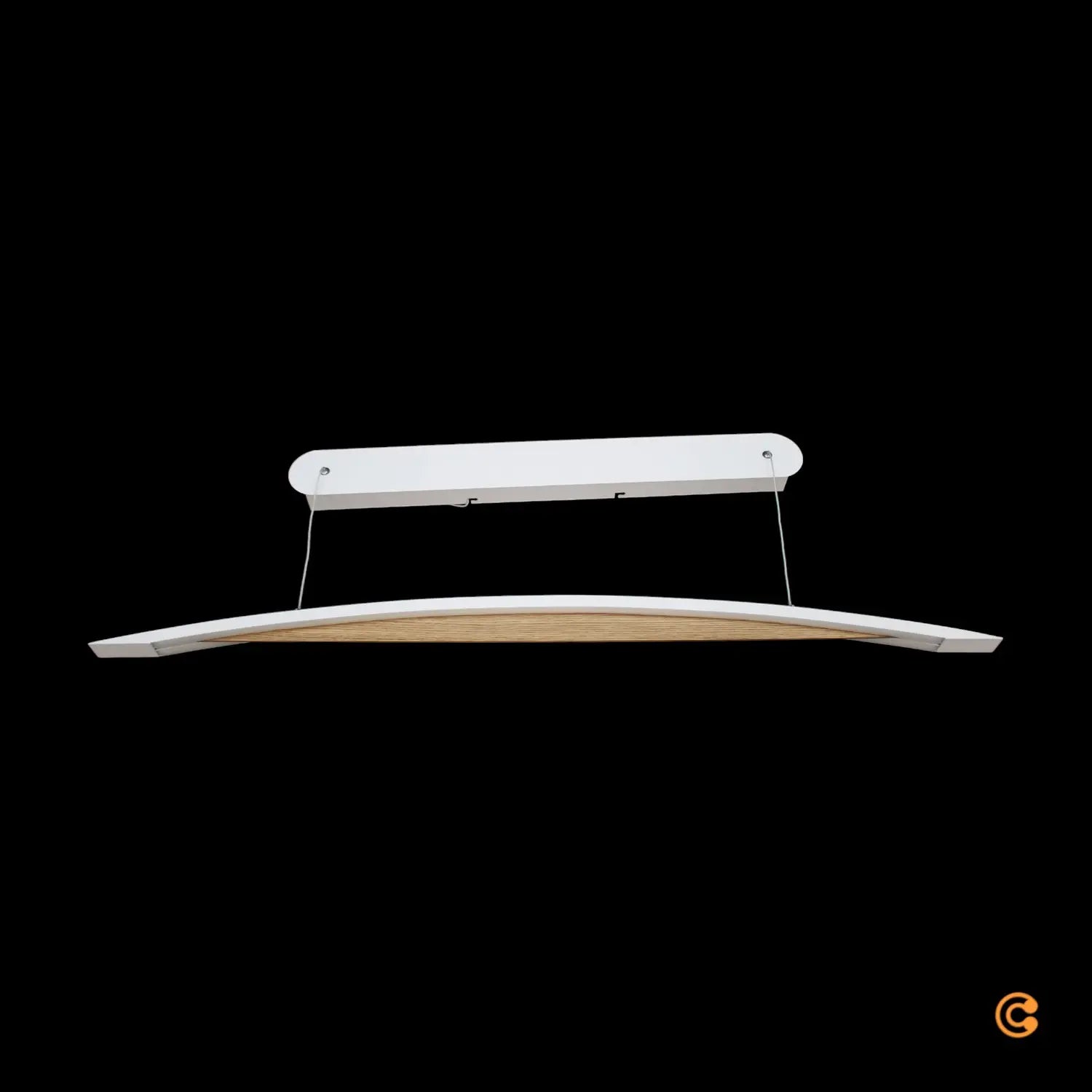 B-Ware Fabas Luce Led Hängeleuchte Cordoba Länge 110 Cm Metall Holz Dimmbar Deckenlampe - 8019282532903