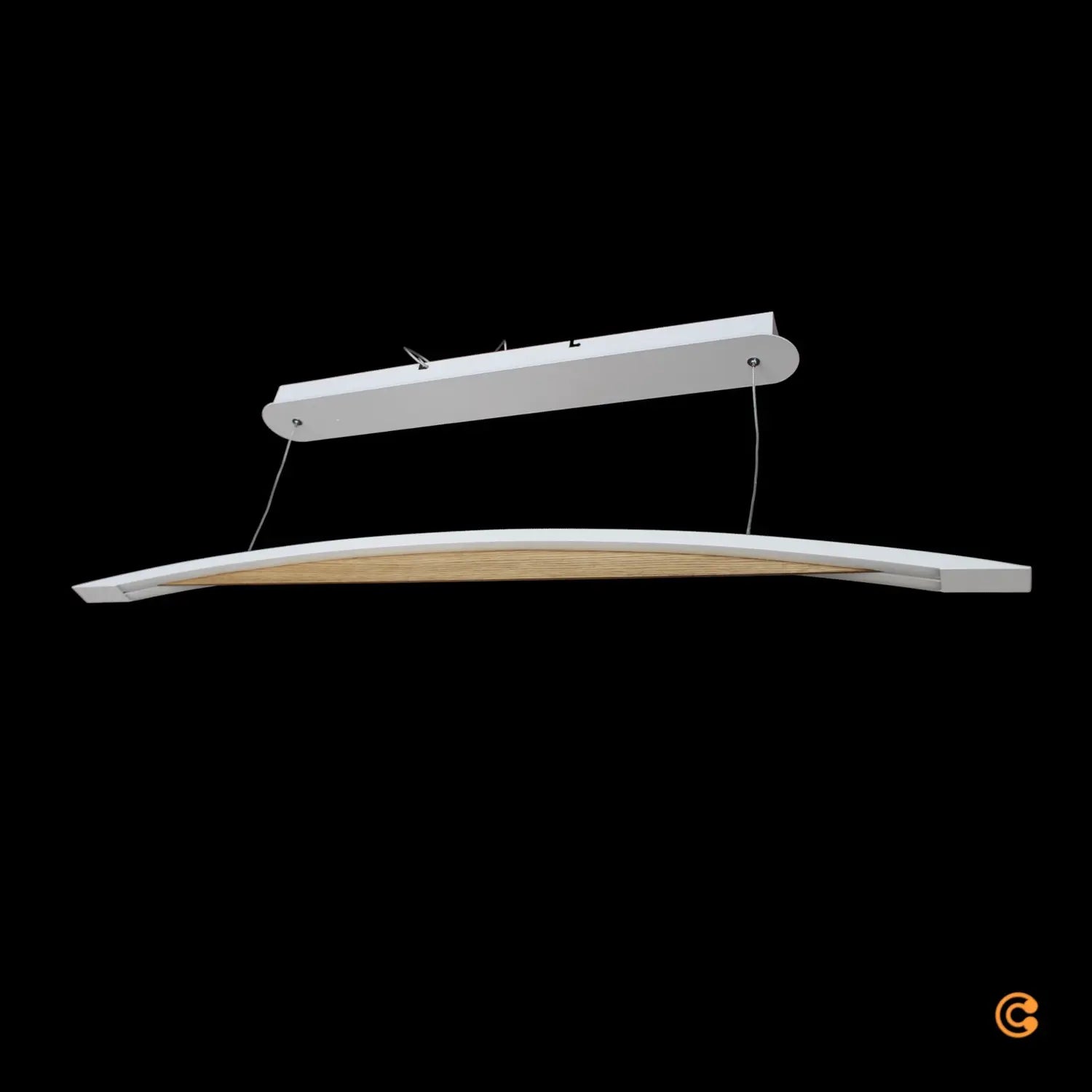 B-Ware Fabas Luce Led Hängeleuchte Cordoba Länge 110 Cm Metall Holz Dimmbar Deckenlampe - 8019282532903