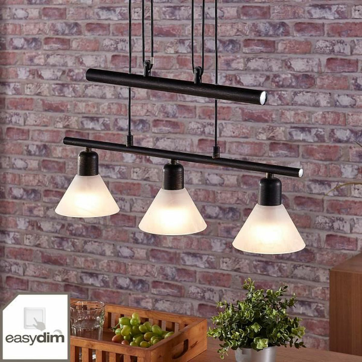 B-Ware Lindby Led Hängeleuchte Eleasa Deckenleuchte Pendelleuchte Lampe Leuchte Schwarz - 4251096531404