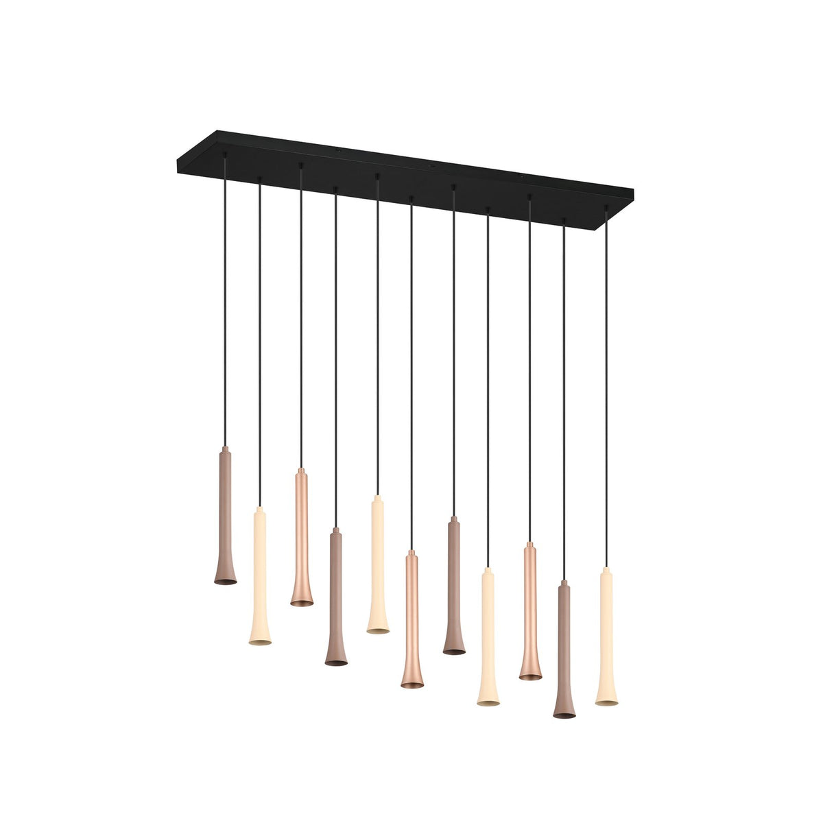 Trio Lighting Pendelleuchte Hängelampe LED Metall taupe coffee Leuchtmittel inkl - 4017807616705