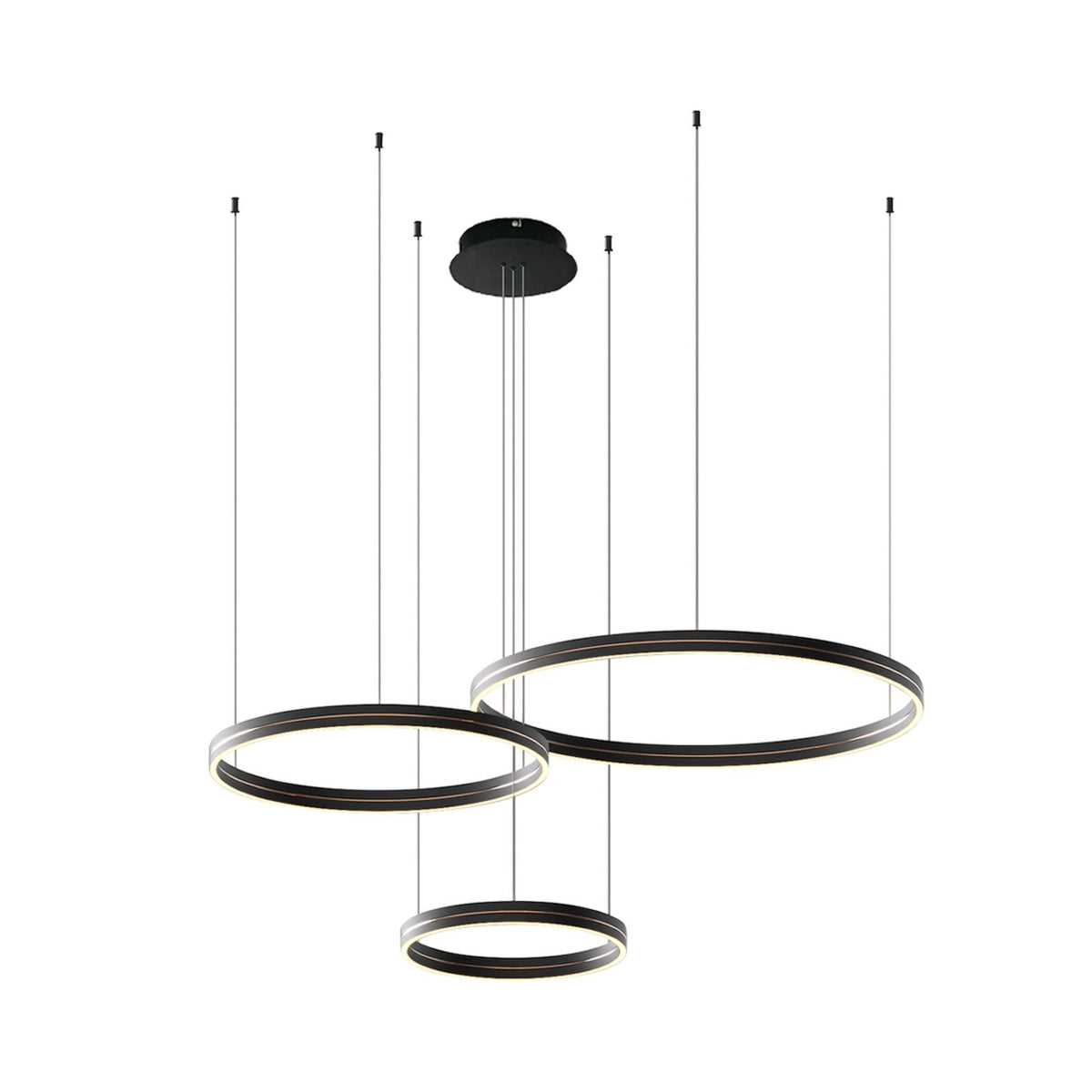 Milagro Lighting Hängeleuchte Pendelleuchte Gravity Metall schwarz Lampe - 5902693711858
