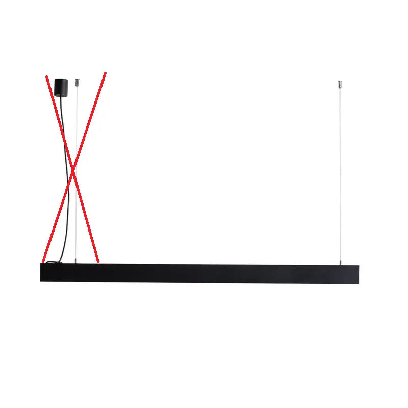 C-Ware Luxe Led Hängeleuchte Pendelleuchte Schwarz Metall 1125 Cm 4000 K Siehe Text/Foto - 5906135180806