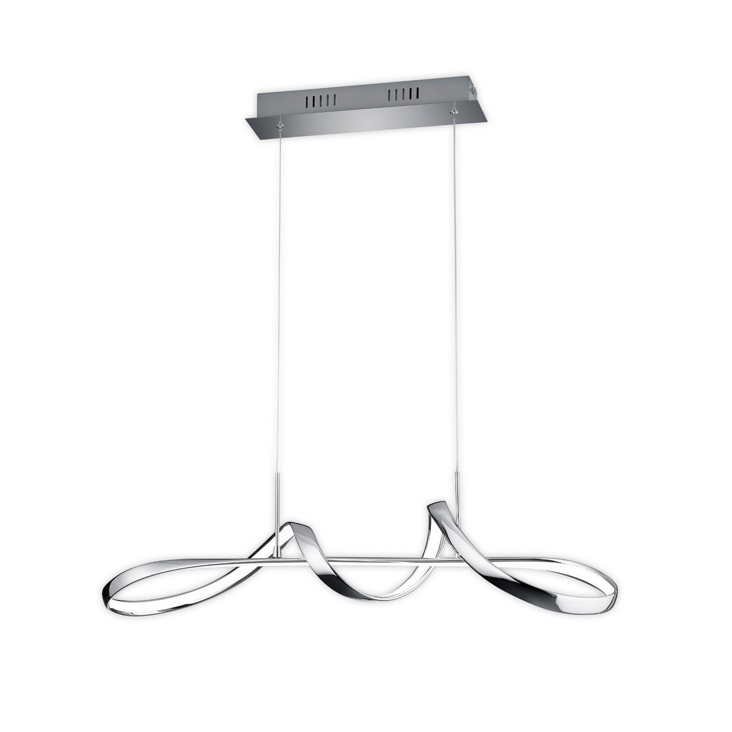 B-Ware Trio Perugia Pendelleuchte Deckenleuchte Leuchte Lampe Wohnzimmerlampe Chrom