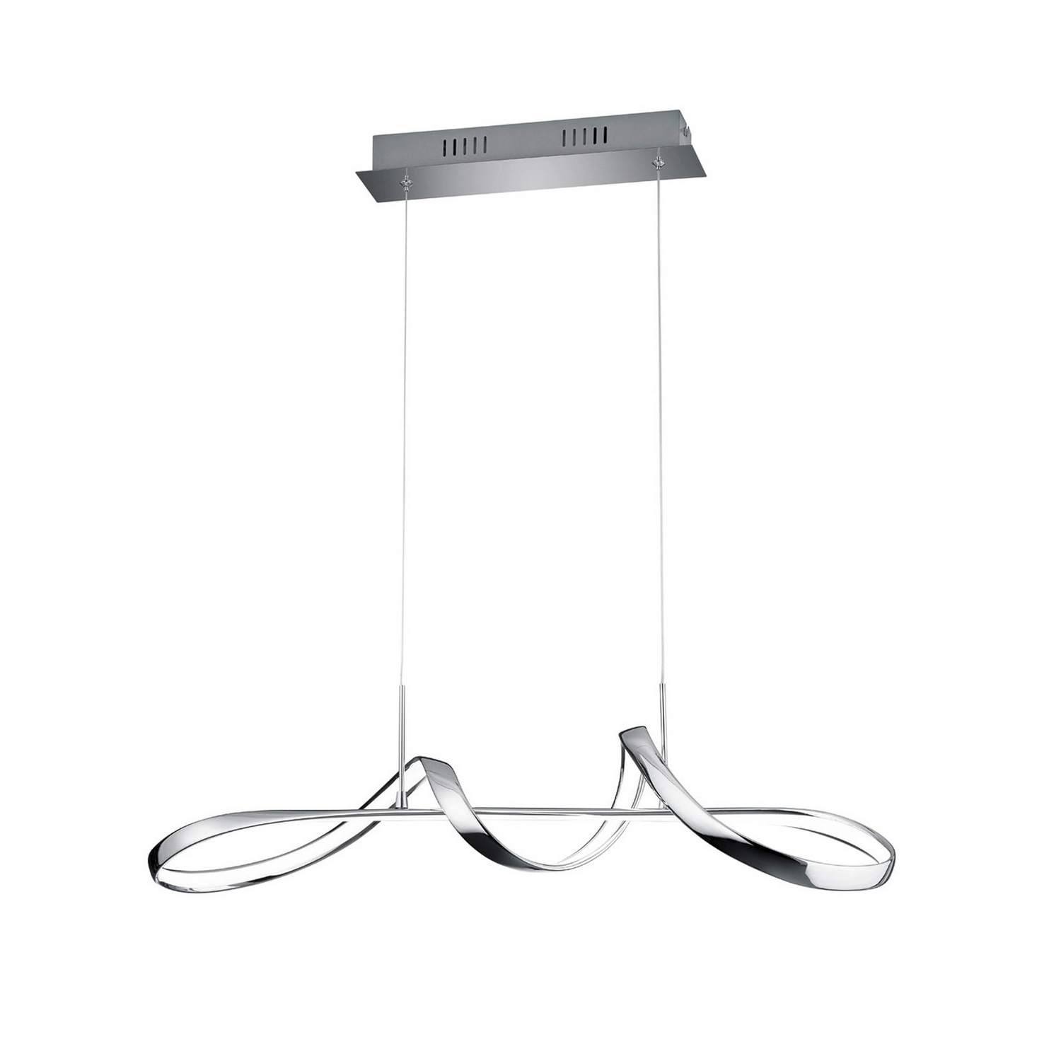 B-Ware Trio Perugia Pendelleuchte Deckenleuchte Leuchte Lampe Wohnzimmerlampe Chrom