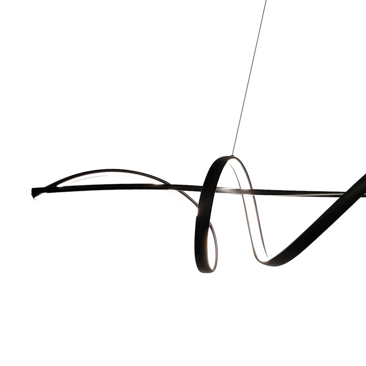 B-Ware Milagro Lighting Led Hängeleuchte Pendelleuchte Sash Metall Schwarz 4000 K 1232 - 5902693711902