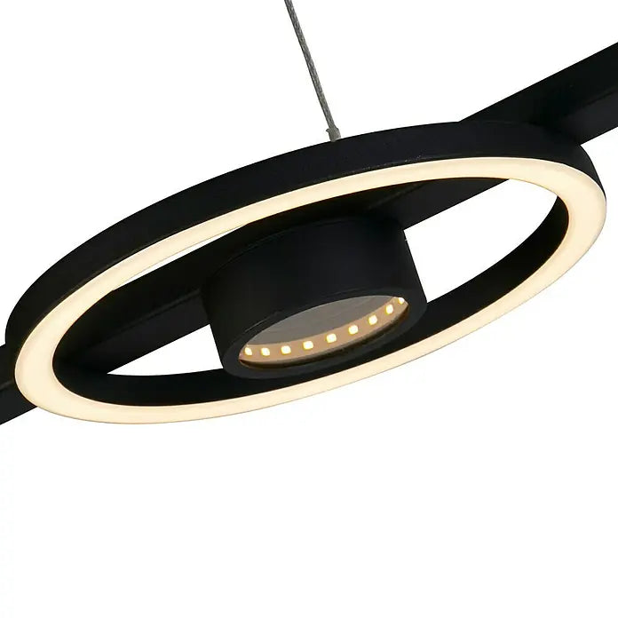 Searchlight Hängeleuchte Pendelleuchte LED Leuchte Space Schwarz Metall 4-flg - 5053423274454