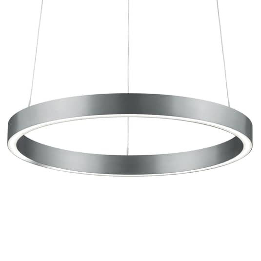 Suspension LED Knapstein de qualité B, plafonnier suspendu Svea 40 avec capteur de gestes