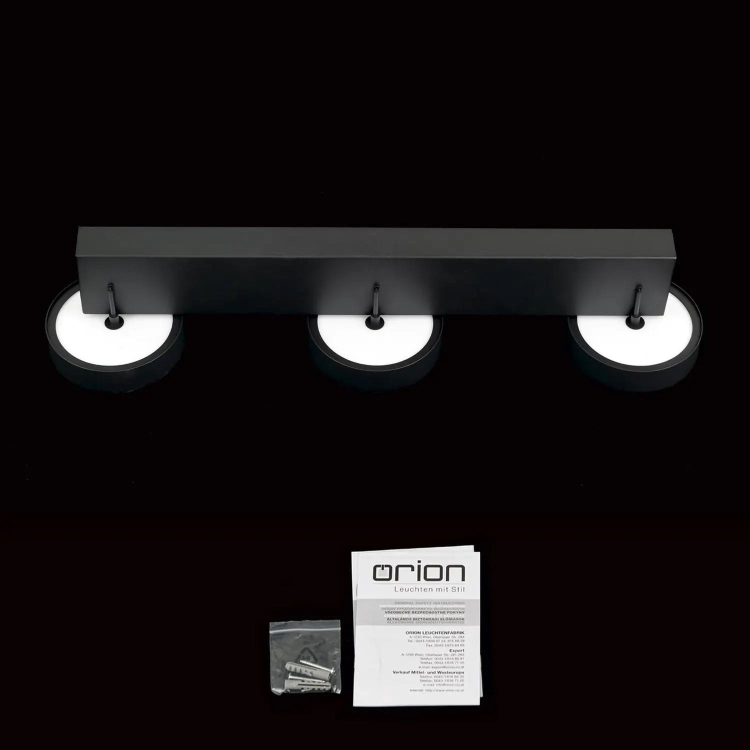 B-Ware Orion Led Hängeleuchte Teide Hängelampe Leuchte Schwarz Metall Siehe Text/Foto - 9003090277605