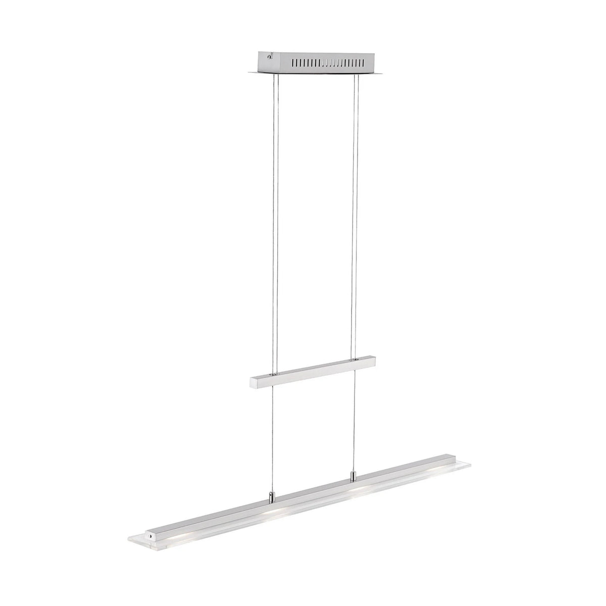FISCHER & HONSEL LED Hängeleuchte Pendelleuchte Tenso Nickel 115 cm Metall CCT - 4003694609937