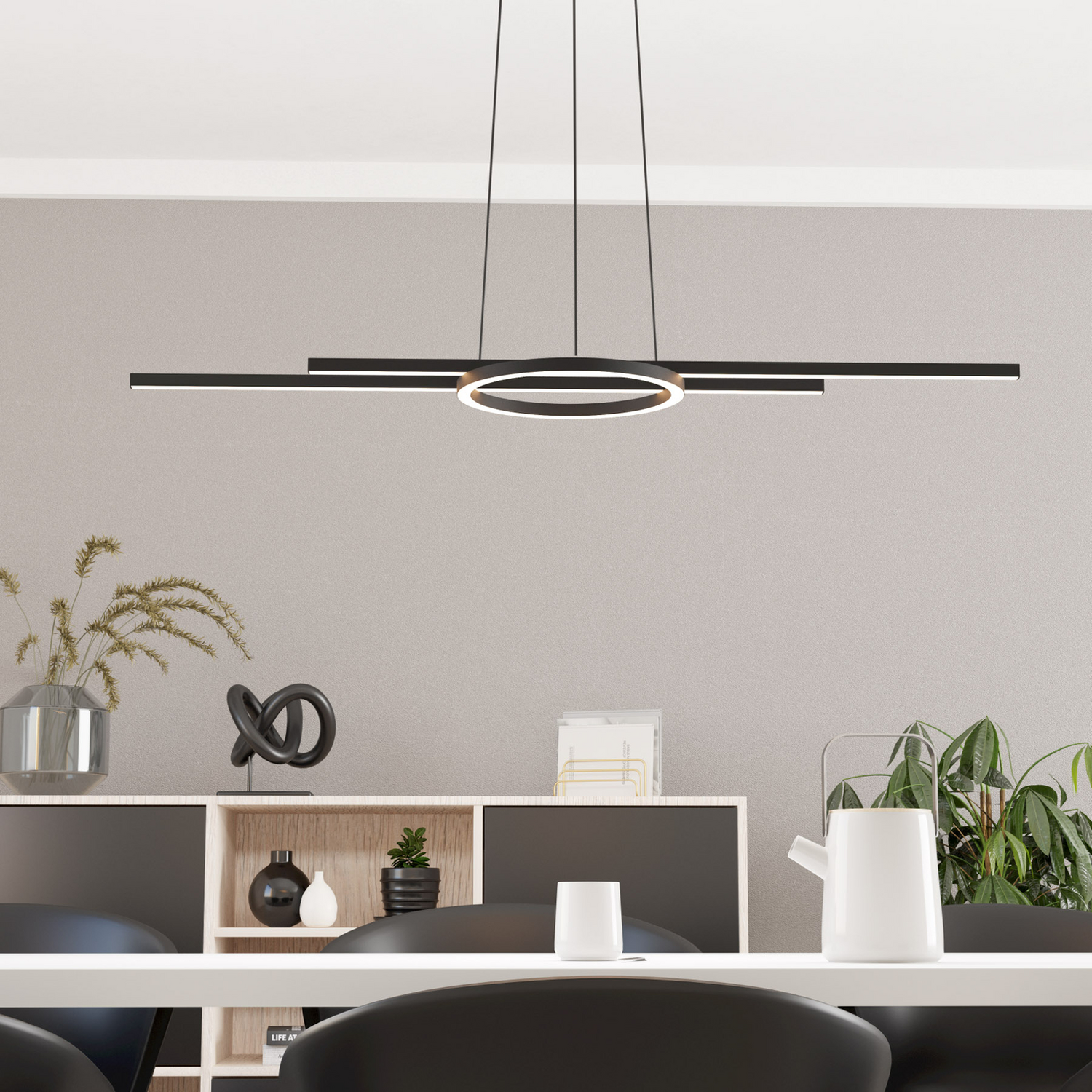 B-Ware Eglo Led Hängeleuchte Zillerio Z Pendelleuchte Deckenlampe Led Schwarz Dimm527 - 9008606240593