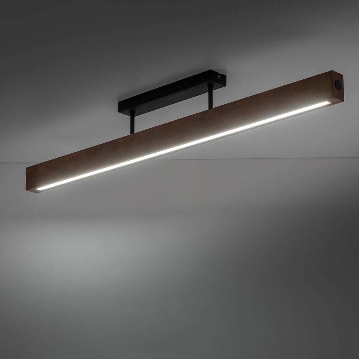 TK Lighting Deckenleuchte Lampen LED Holzleuchte Teo Walnuss Wohnzimmer Beleucht - 5901780566142