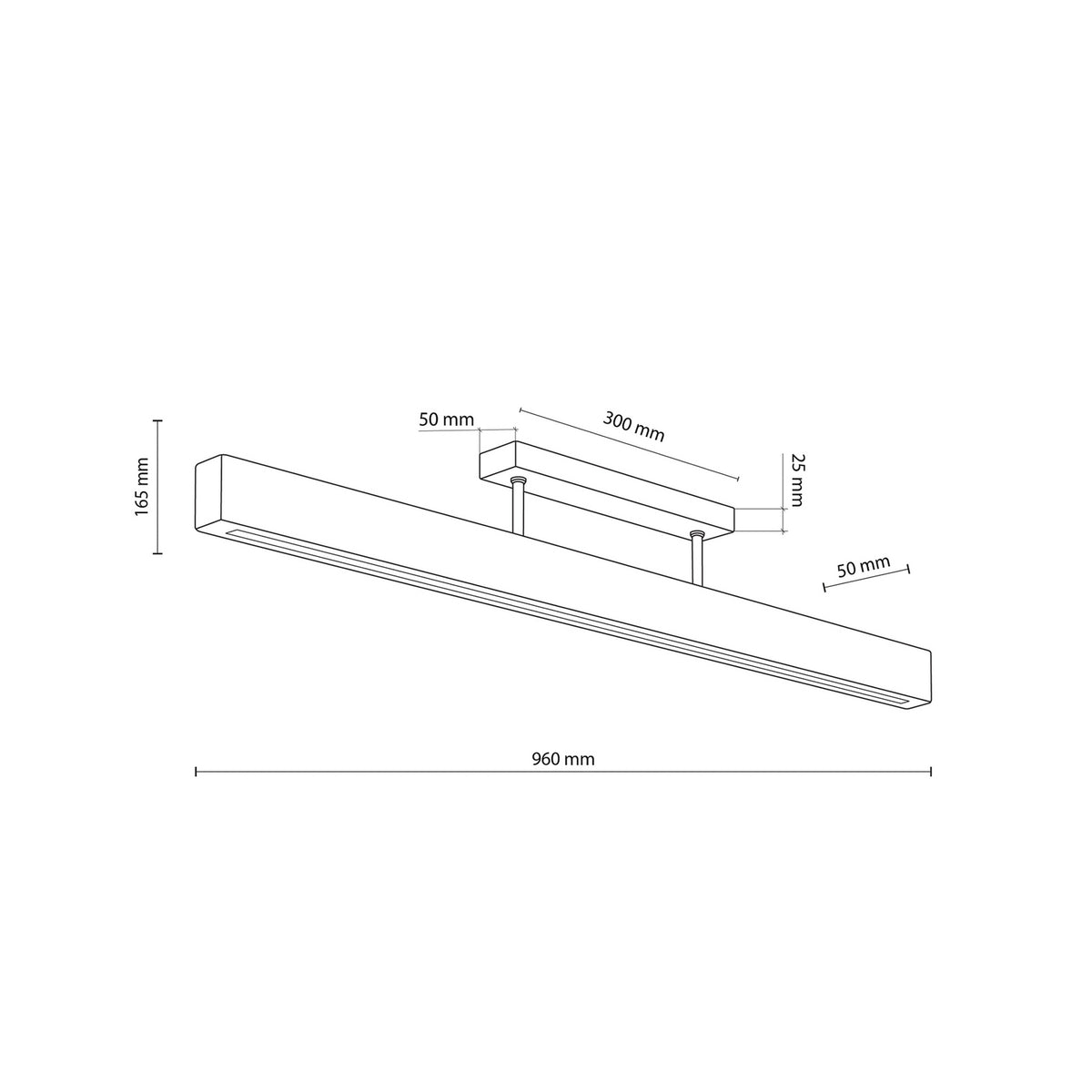 TK Lighting Deckenleuchte Lampen LED Holzleuchte Teo Walnuss Wohnzimmer Beleucht - 5901780566142