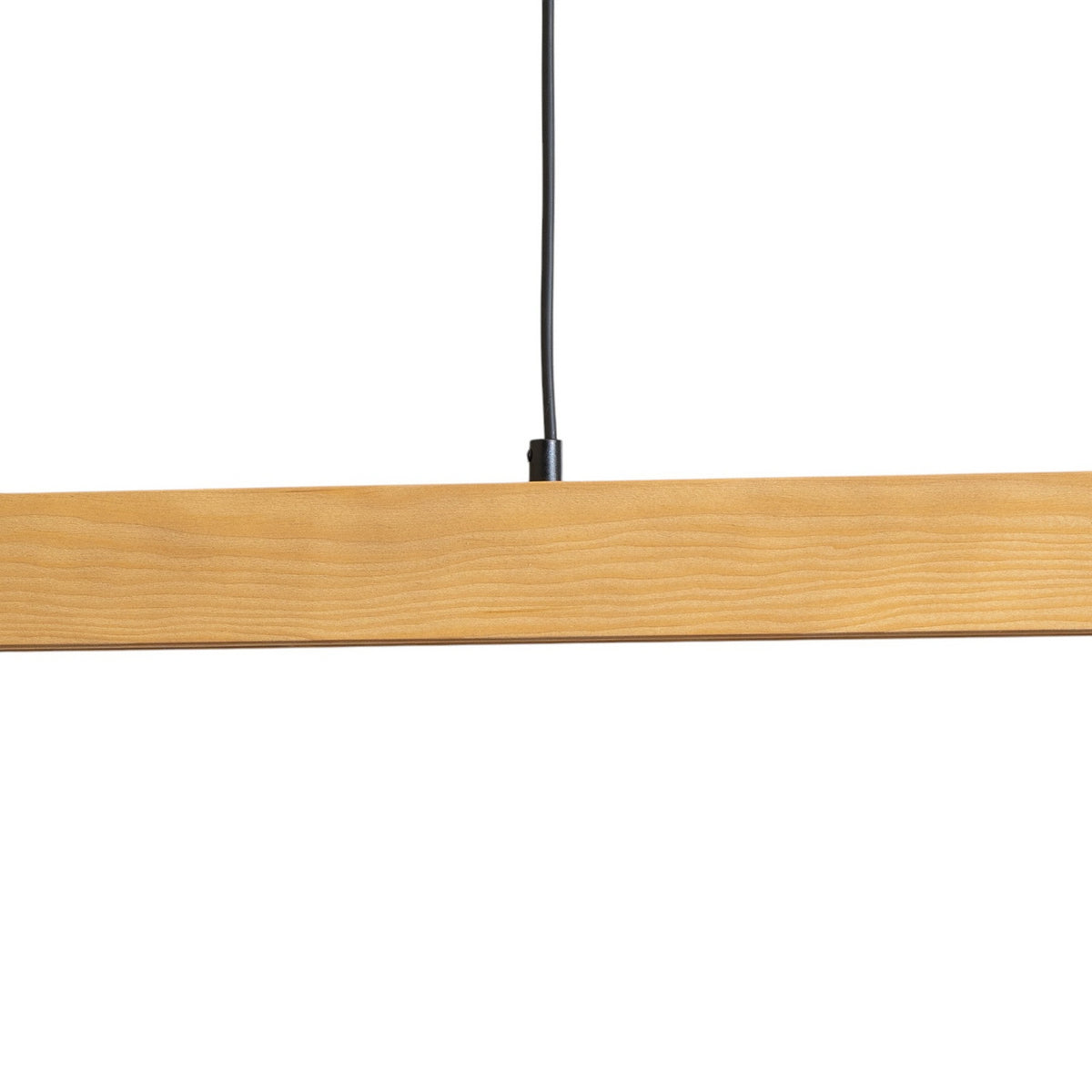 Teo Hängeleuchte Pendelleuchte LED Holz schwarz Metall Touchdimmer Kiefer 126 cm - 5901780514488