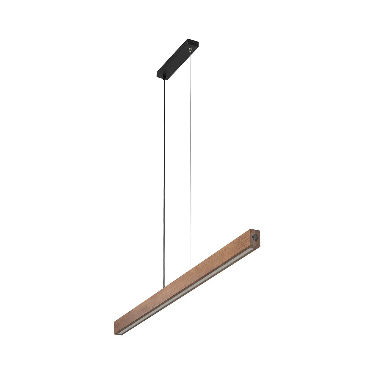 Tk Lighting LED-Holzhängeleuchte Teo Hängeleuchte LED walnuss 126 cm Touchdim437 - 5901780514495