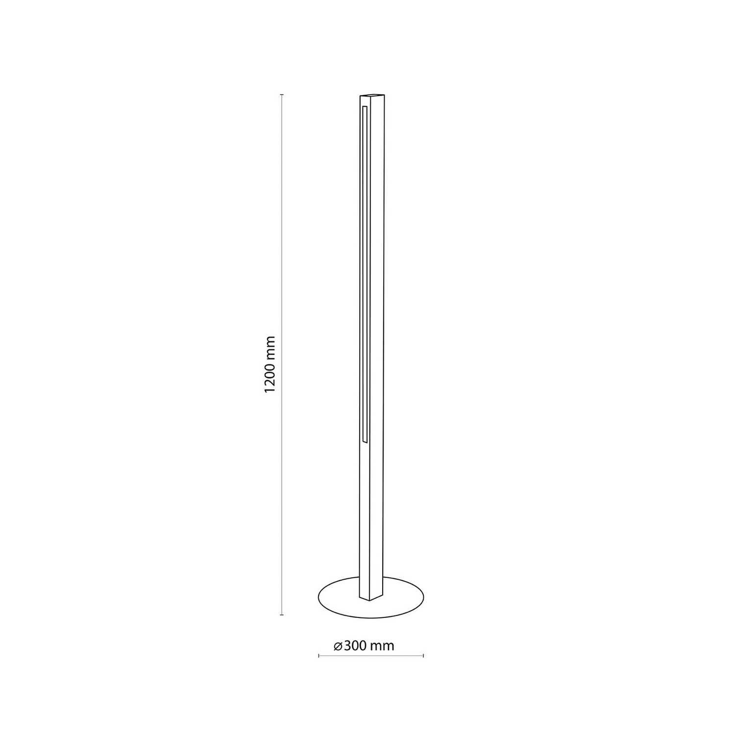 B-Ware Tk Lighting Led Holzstehleuchte Teo Standlampe Leuchte Walnuss 120cm Siehe Text - 5901780514105